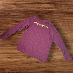 NIke Washington Football Team Red Long Sleeve Tee Shirt